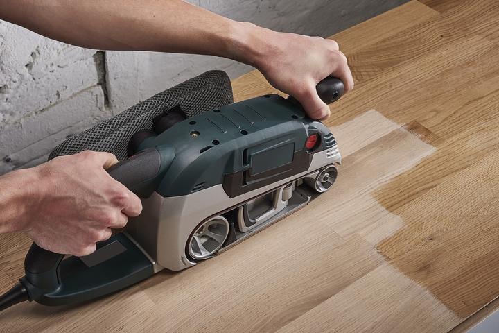 Produktbild wolfcraft 6 Gew.-Schleifbänder Korund K80 76x457 (80)
