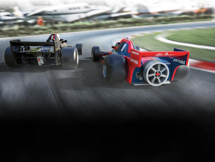 Actual product image Scalextric 1978 Swedish Grand Prix Twin Pack