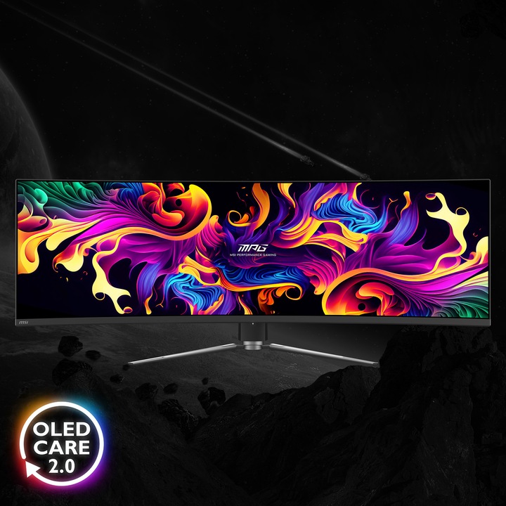 Actual product image MSI MPG 491CQPDE QD-OLED (5120 x 1440 pixels, 49")