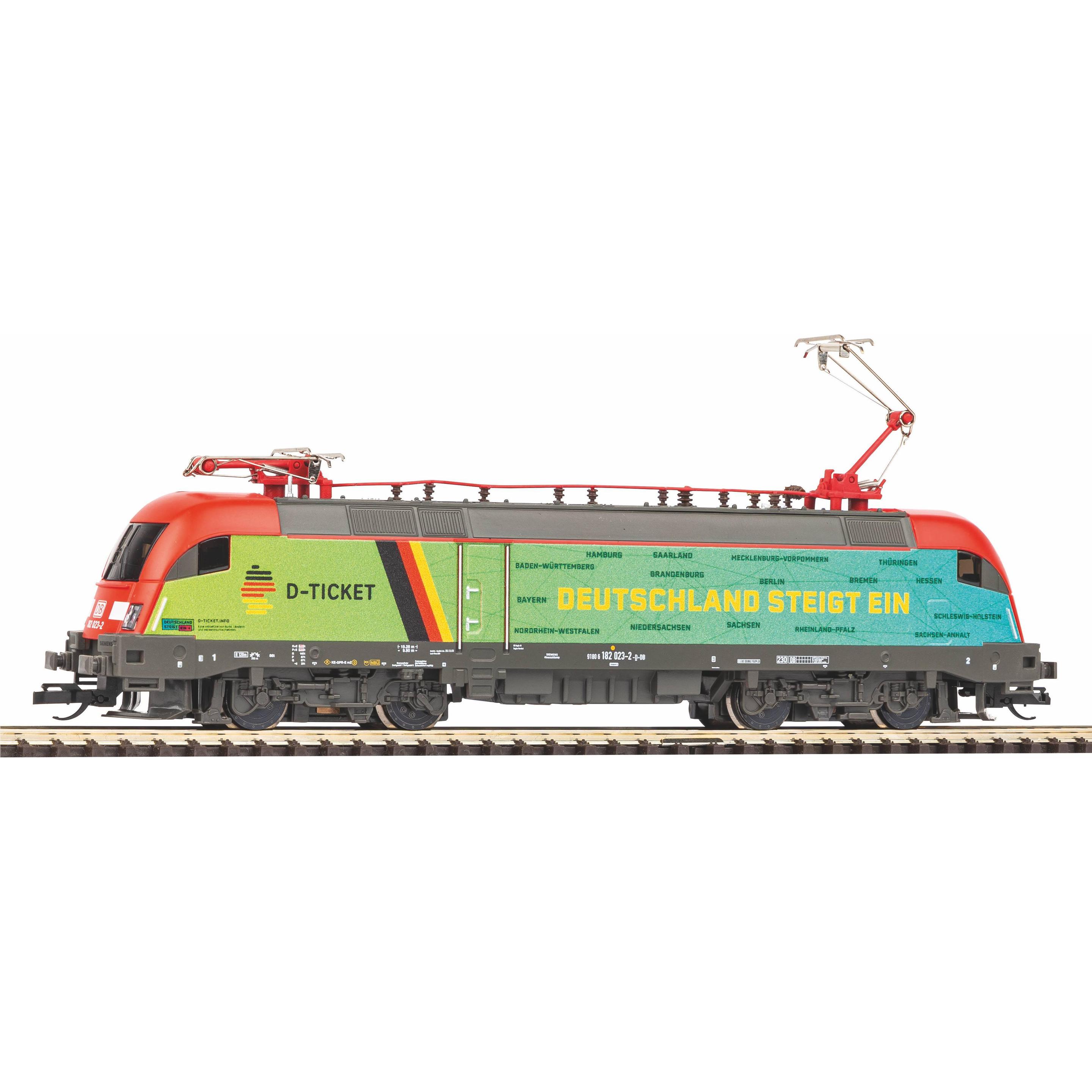Piko TT-E-Lok BR 182 Taurus D-Ticket DB AG VI + DSS 8pol. Ep VI