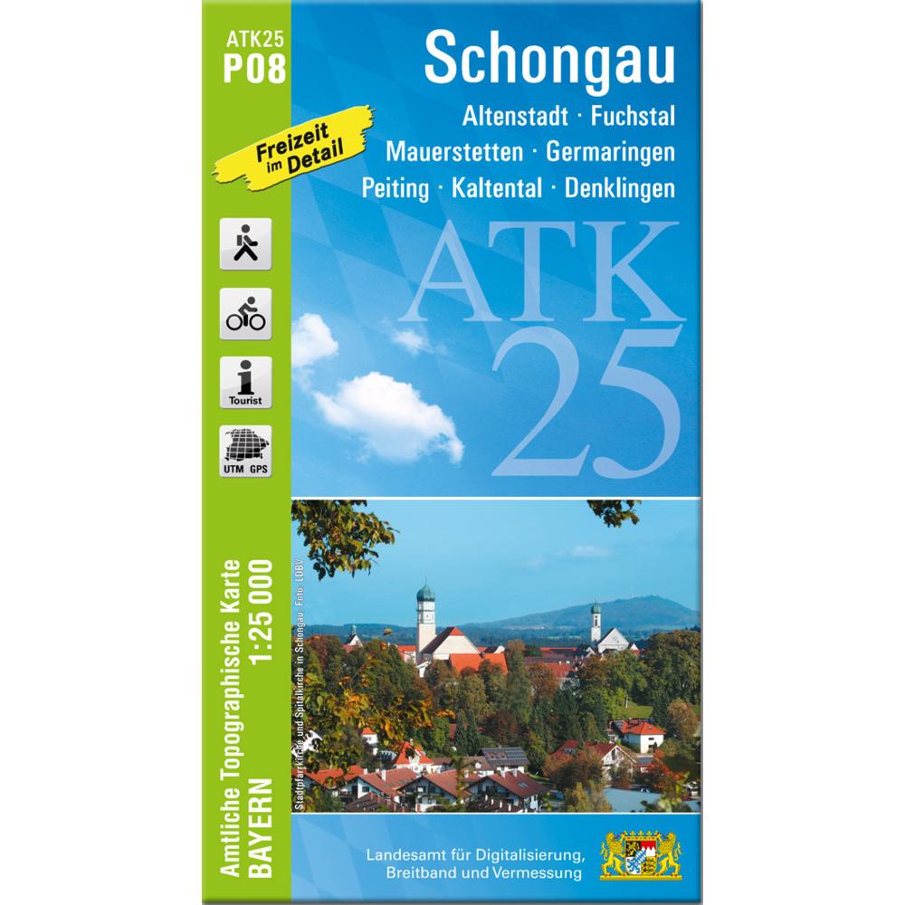 ATK25-P08 Schongau, Landkarte