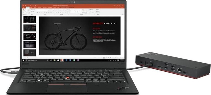 Actual product image Lenovo ThinkPad Dock (Thunderbolt, USB-C, 12 Ports)