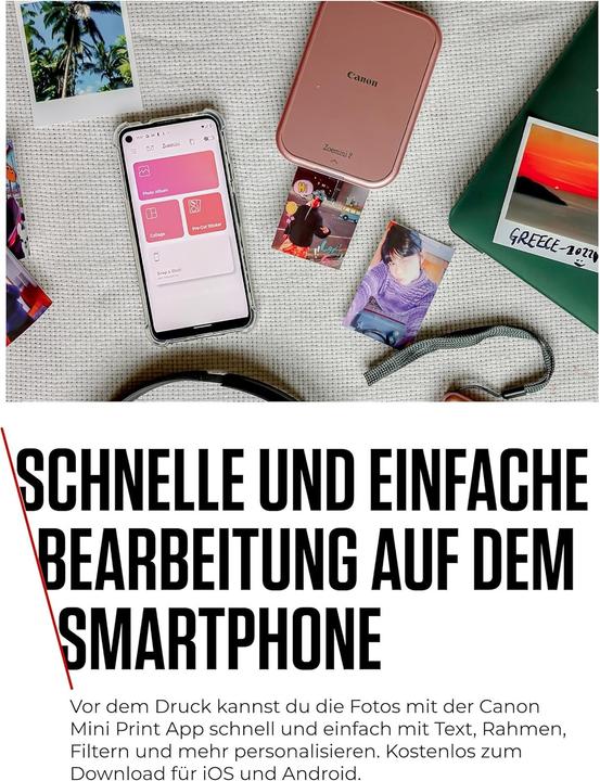 Produktbild Canon Zoemini 2 Rosegold Printing Kit (Farbe)