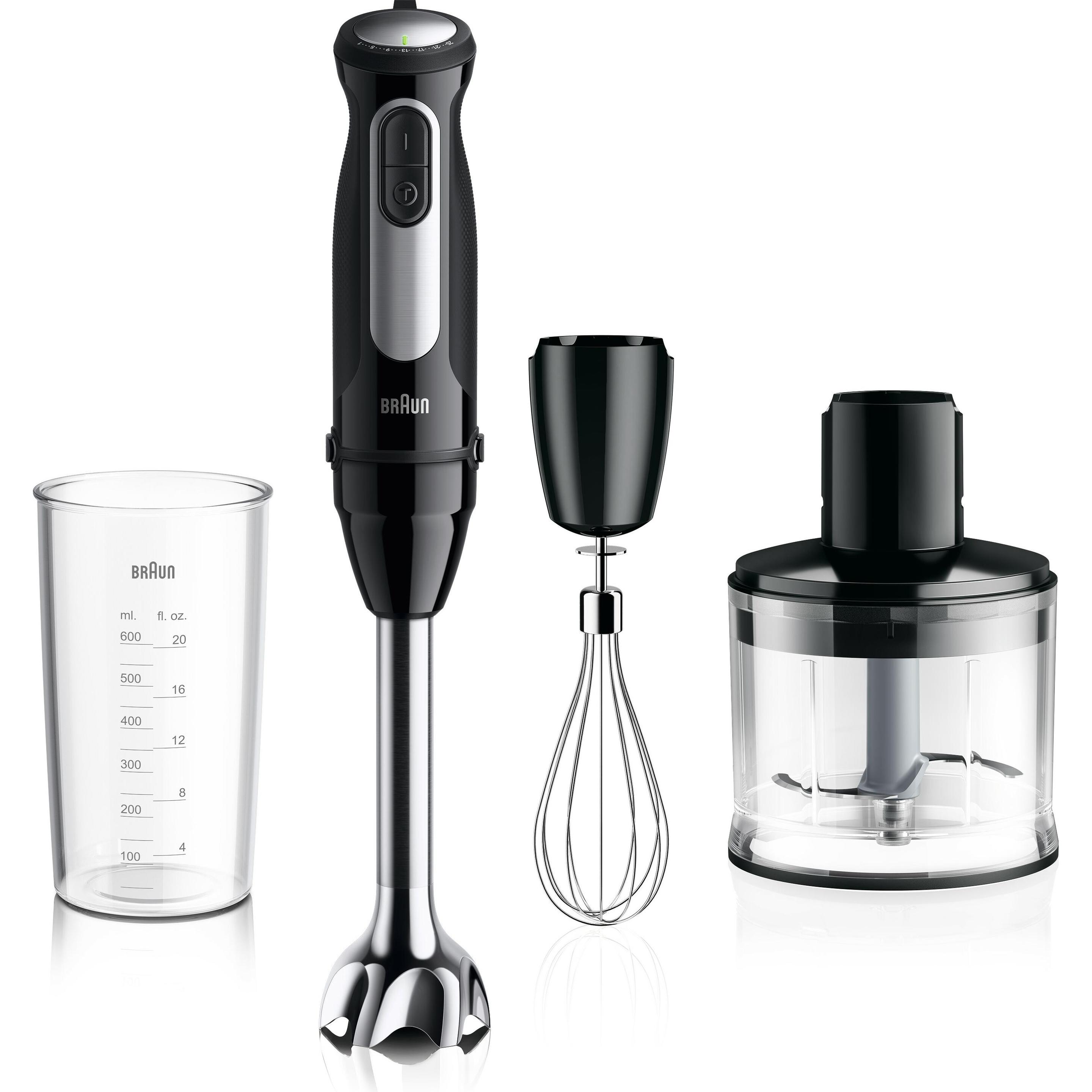 Braun MultiQuick 5 Pro, Stabmixer, Silber, Schwarz