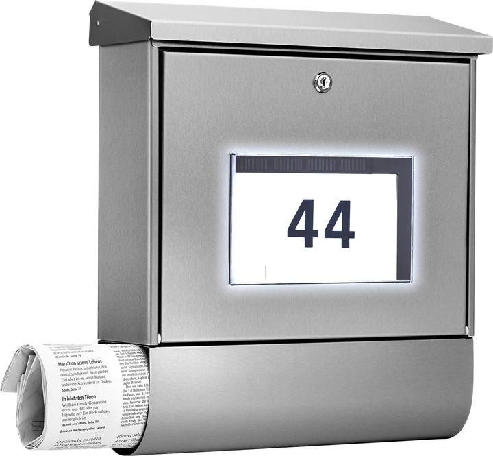 Image du produit Burg Wächter Boîte aux lettres en acier inoxydable Malaga 4400 NI