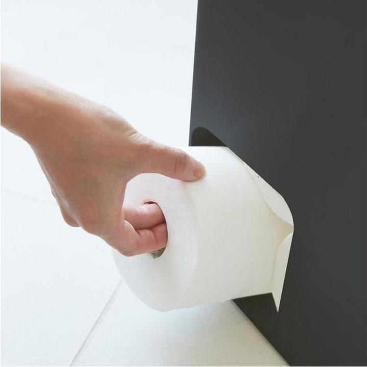Actual product image Yamazaki TOWER toilet roll holder