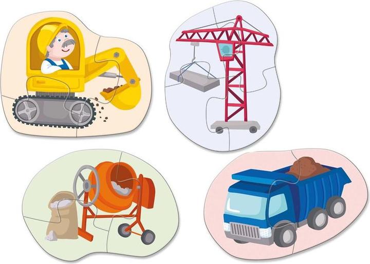Productafbeelding Haba eerste puzzels - bouwplaats (4 onderdelen)