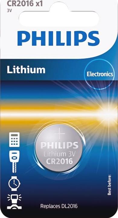 Philips Minicell (1) CR2016/01B (1 Stk., CR2016, 75 mAh)