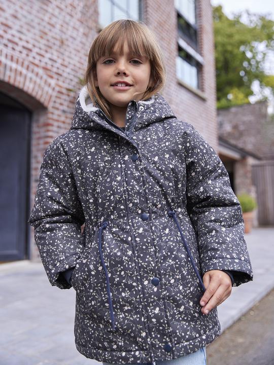 Actual product image Vertbaudet Mädchen Jacke mit Kapuze und Webpelz-Futter, Recycling-Wattierung (110)