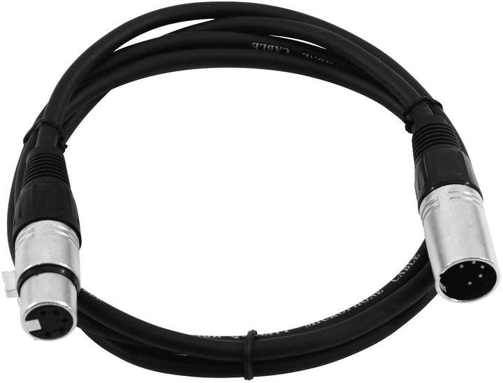 Image du produit Omnitronic Câble XLR 5 pôles 3m sw (3 m, XLR)