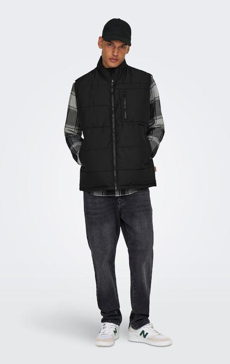 Actual product image Only & Sons Onsjake Quilted Vest Otw (XS)