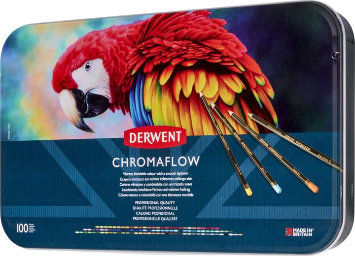 Actual product image Derwent Coloured pencils Chromaflow Professional 100 pieces (3.50 mm, 100 x)