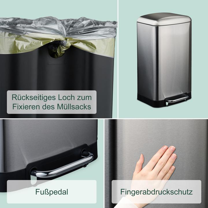 Produktbild Relaxdays Mülleimer 30L (30 l)