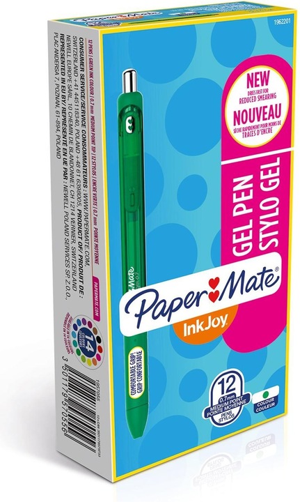 Actual product image Paper Mate INKJOY - Gel pens (Green, 12 x)