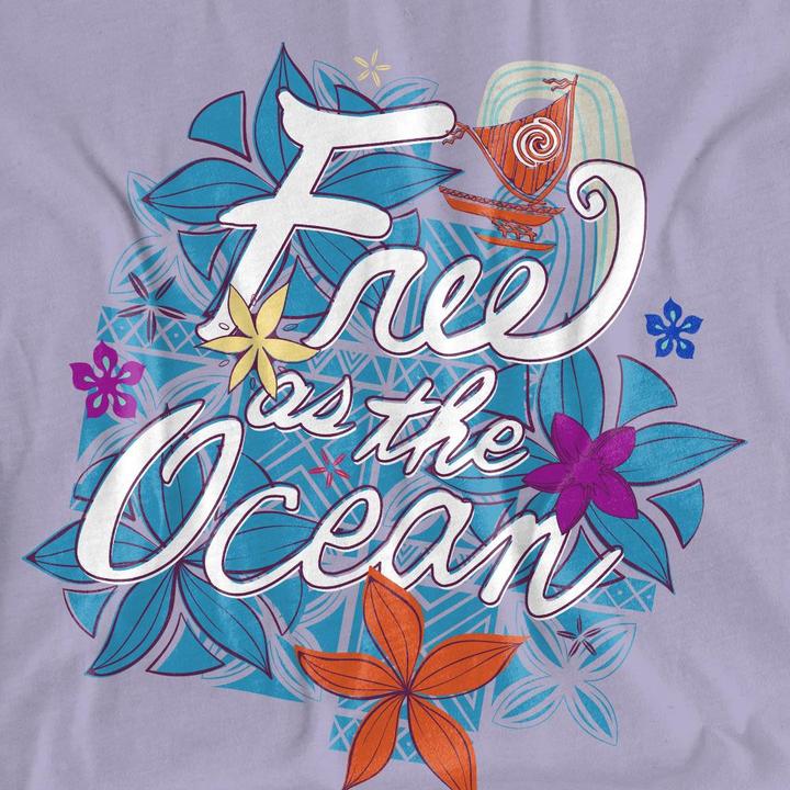 Produktbild Moana Free As The Ocean TShirt (L, M, S, XL, XXL)