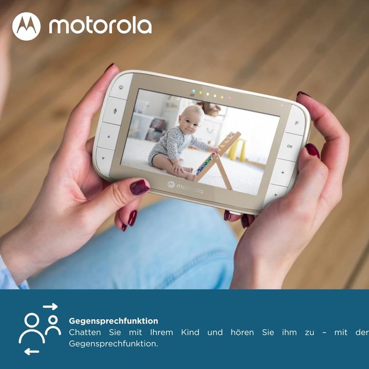 Actual product image Motorola Baby monitor VM50G 5" Gold (Video & Audio, 300 m)