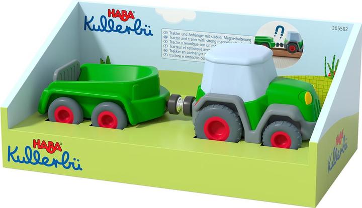 Actual product image Haba Kullerbü tractor with trailer