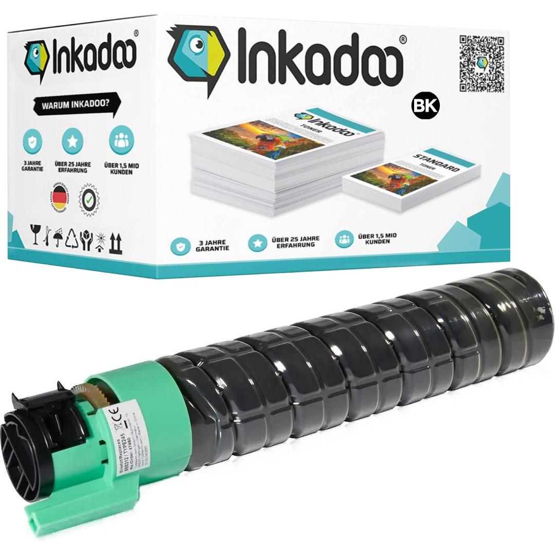 Inkadoo, Toner, Toner kompatibel zu Ricoh 888312 / TYPE 245 Toner, schwarz Schwarz (BK)