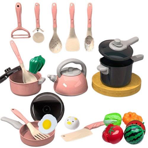 Activity Board Jouets pour enfants pour la cuisine, les jeux de rôle, les ustensiles de cuisine pour garçons et