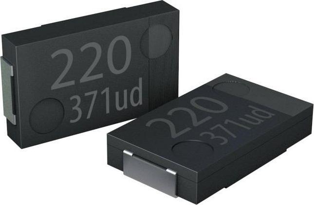 Actual product image Panasonic Polymer capacitor 2.5V, 470uF