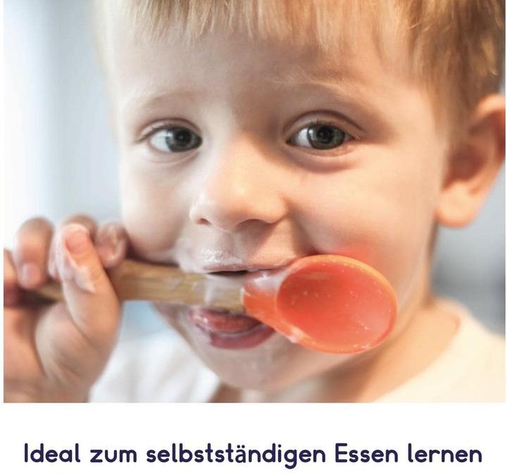 Actual product image Kleiner Fuchs Babyteller Bambus Kuh Rosa