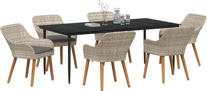 Produktbild vidaXL Garten Essgruppe (200 x 100 x 74 cm)