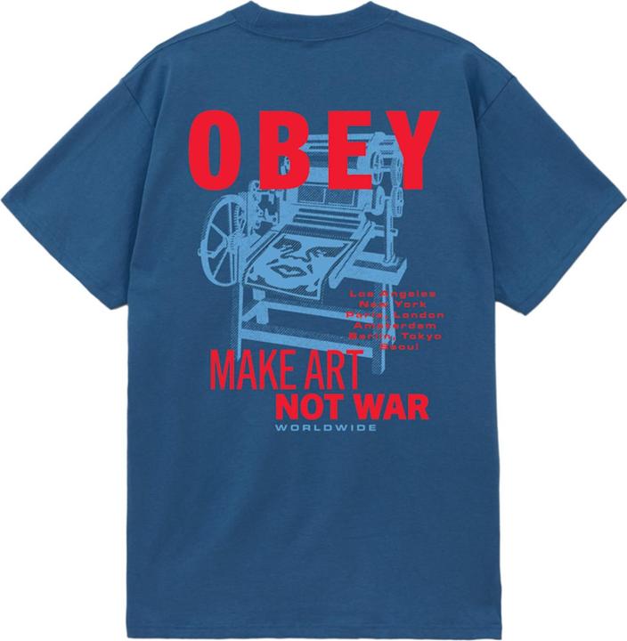 Immagine prodotto Obey Maglietta Obey Printing Press Make Art (L)