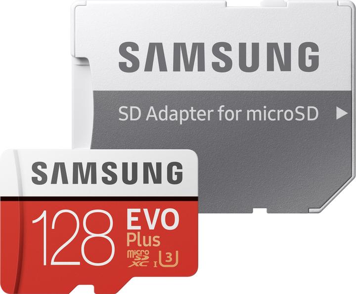 Productafbeelding Samsung EVO Plus (128 GB, microSDXC, U3, UHS-I)