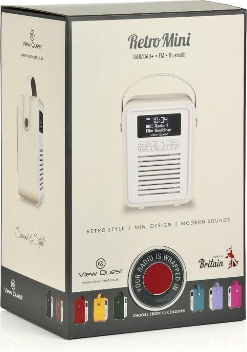 Actual product image View Quest Retro Mini (DAB+, FM, Bluetooth)