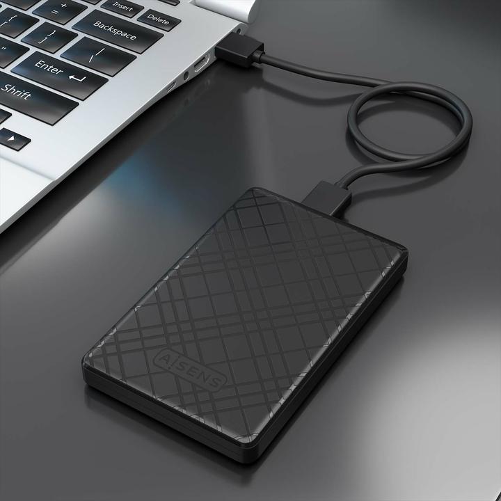 Actual product image Aisens CAJA EXTERNA 2.5 ASE-2522B 9.5MM SATA A USB 3.0/USB3.1 GEN1 (2.5")