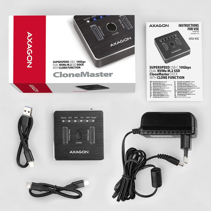 Actual product image Axagon ADSA-M2C