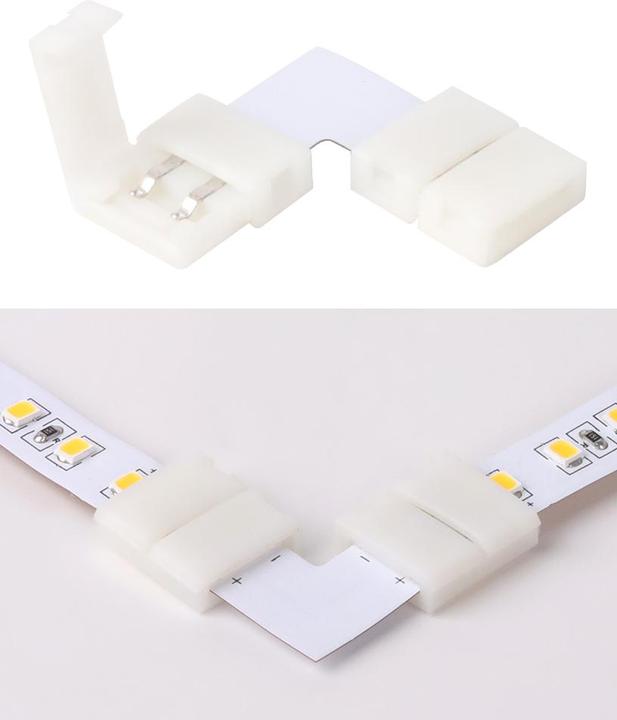 Actual product image Lumina Swiss Corner connector for single-colour LED strips