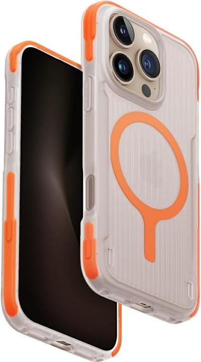 Uniq Combat Active Magclick Charging Case for iPhone 16 Pro - Orange (Apple iPhone 16 Pro)