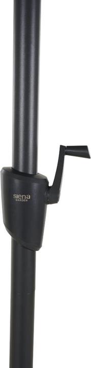 Actual product image Siena Garden Bosco centre pole parasol anthracite/light grey Ø 300 cm (3 m)