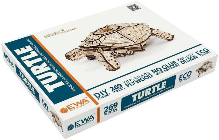 Image du produit Eco Wood Art Tortue - Kit de construction en bois 3D