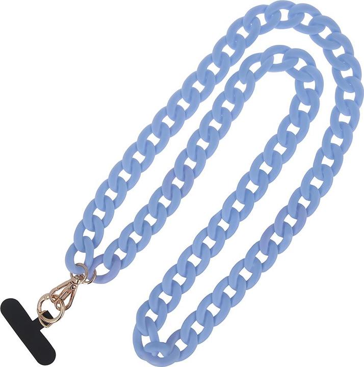 Actual product image OEM Phone chain long matte light blue