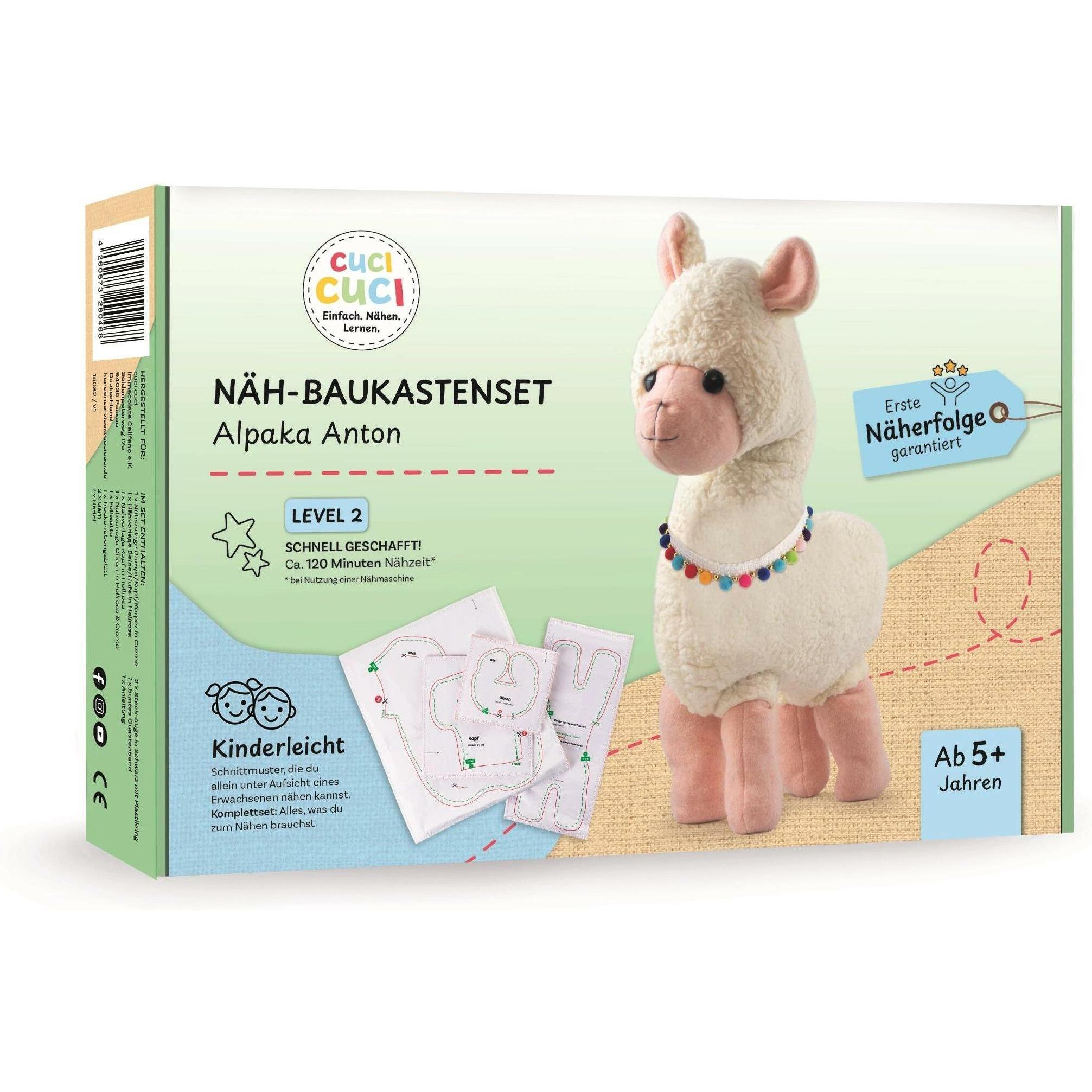 Cuci Cuci Nähset Alpaka, Handarbeitsset, Beige