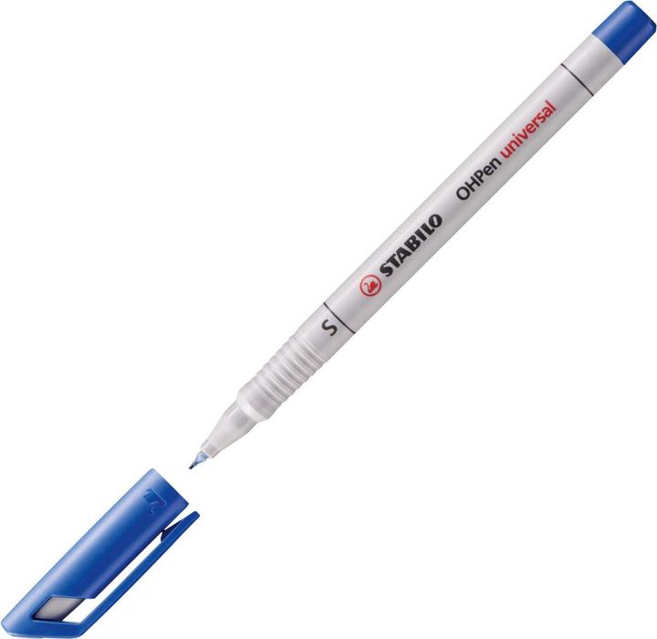 Actual product image STABILO 10 OHPen universal foil pens blue 0.4 mm non-permanent (10 x)