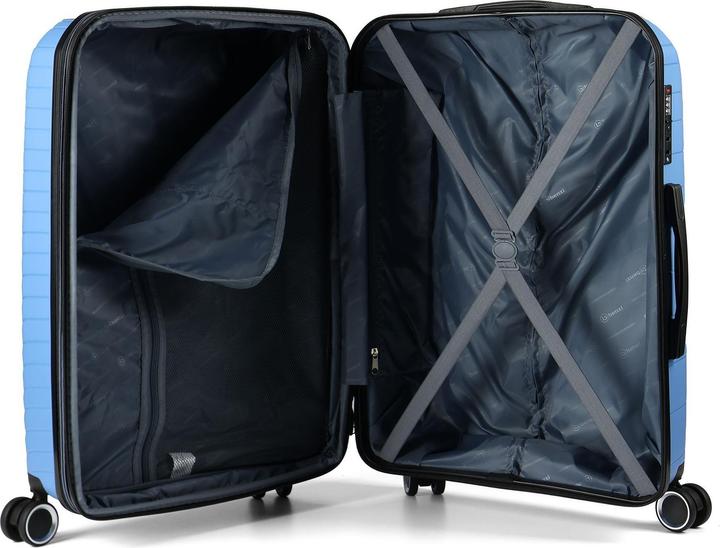 Actual product image Benzi 5808 4 Rollen Kofferset 3-teilig mit Dehnfalte (191 l)
