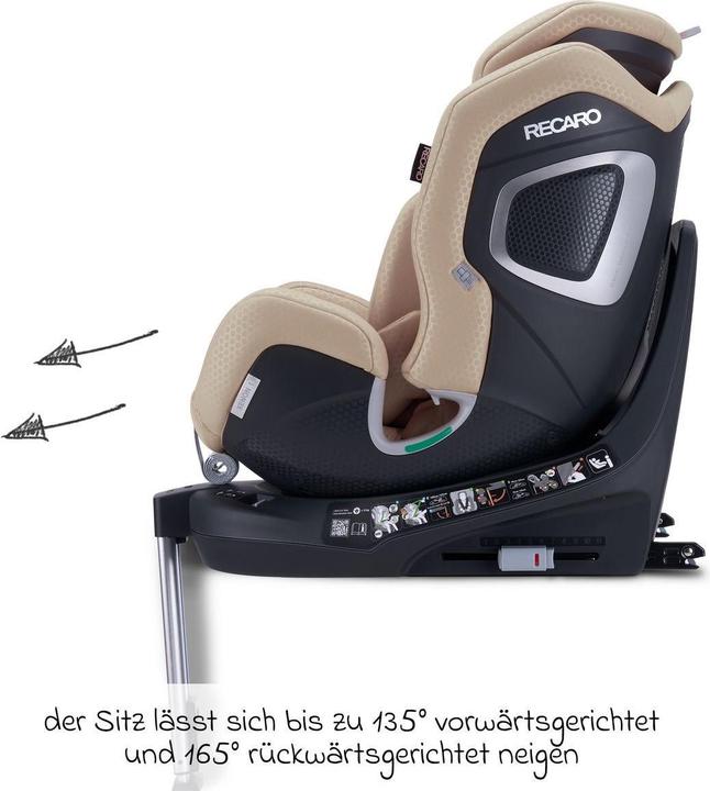 Actual product image RECARO Xenon 1 Kid Reboard Kindersitz (61-125 cm) (Booster seat, ECE R129/i-Size Standard)
