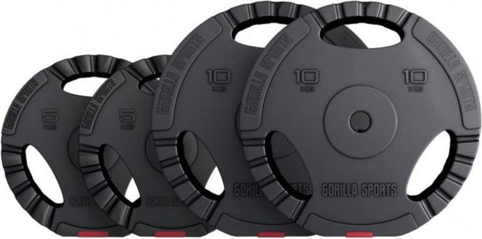 Produktbild Gorilla Sports Hantelscheiben (2 x 5 kg, 2 x 10 kg)