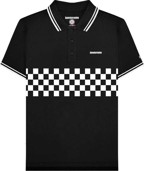 Produktbild Lambretta SS25 Poloshirt Mit kontrastfarbenen Streifen (XL)
