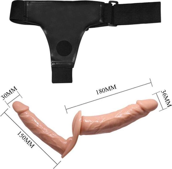 Image du produit Baile Ultra Passionné Harnais Double Godes Avec Harnais