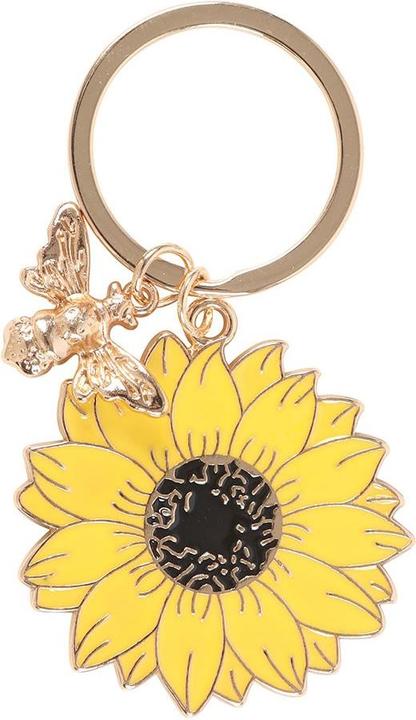 Actual product image Something Different You Are My Sunshine Sunflower Keyring