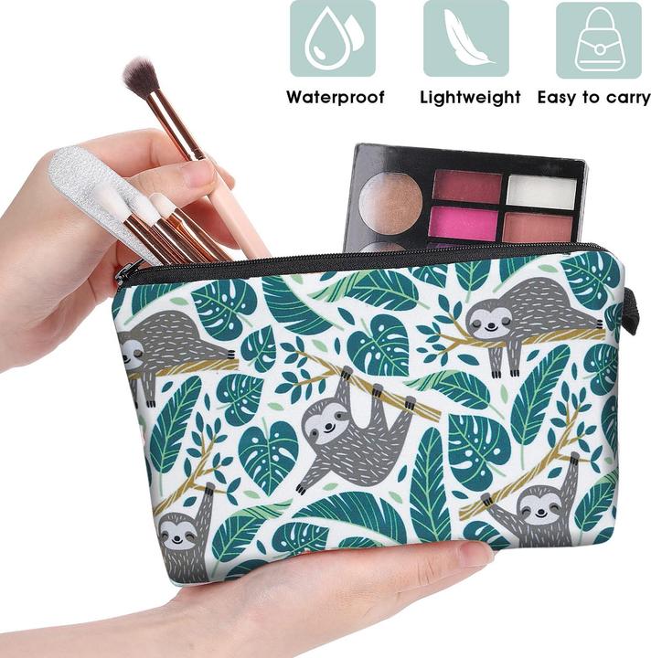 Produktbild Only-Bags.Store Kosmetische Schminktasche Leinwand Handtasche Mini Tasche Geldbörse