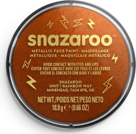 Image du produit Snazaroo Peinture de maquillage Blister 18 ml, Cuivre Métallisé