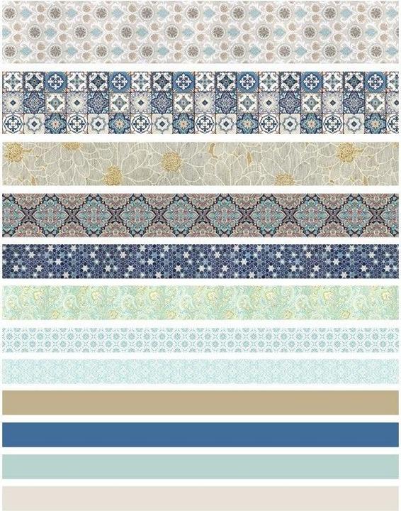 False Washi Tape Set de 12 pièces de style antique