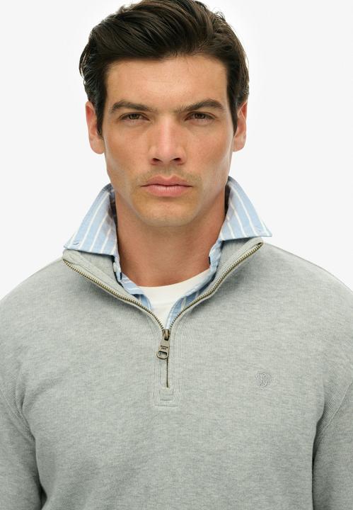Produktbild Superdry Ripp-Pullover mit Reissverschlusskragen (L)