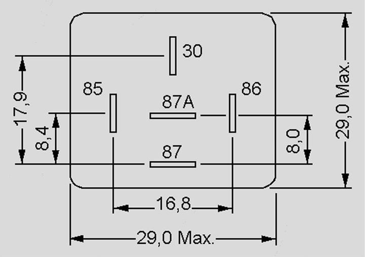 Nährwerte und Zutaten Eneroid KFZ Relais 12 V-, 50 A, 1x UM, Steckanschluss