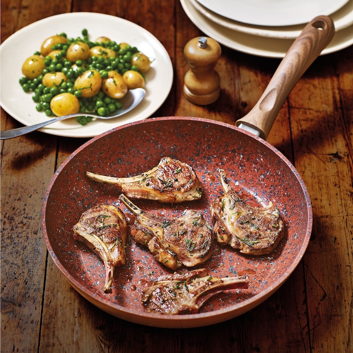 Actual product image Livington Copper & Stone Pan (25 cm, Frying pan, Copper, Aluminium, Steel)